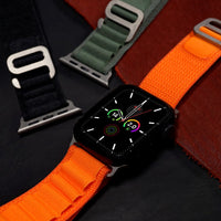 Apple Watch Loop Nylon Strap in Orange (38, 40, 41mm) - Nomad Watch Works SG