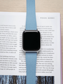 TrimFIT Mosaic FKM Rubber Strap in Baby Blue for Apple Watch