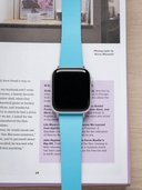 TrimFIT Tropic FKM Rubber Strap in Baby Blue for Apple Watch