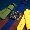 Basic Rubber Strap in Navy (18mm) - Nomad Watch Works SG