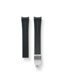 TrimFIT Sports FKM Rubber Strap in Black/Green for Rolex GMT-Master II (PREORDER)