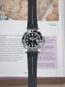 TrimFIT Sports FKM Rubber Strap in Black/Grey for Rolex GMT-Master II (PREORDER)