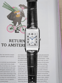 MTO Crocodile Leather Strap in Black (Semi-Glossy) for Jaeger-LeCoultre Reverso