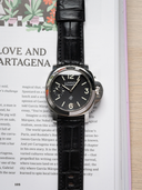 MTO Crocodile Leather Strap in Black (Semi-Glossy) for Panerai