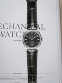 MTO Crocodile Leather Strap in Black (Semi-Glossy) with Spring Deployant Clasp