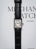 Classic Croc Embossed Leather Strap in Black