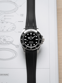 TrimFIT Sports FKM Rubber Strap in Black for Rolex Submariner