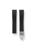 TrimFIT Curve Canvas Pattern FKM Rubber Strap in Black