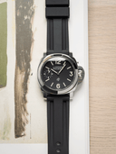 Marine FKM Rubber Strap in Black for Panerai