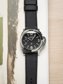 MTO Togo Leather Strap in Black for Panerai