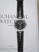 MTO Ostrich Leather Strap in Black with Spring Deployant Clasp