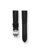 MTO Sailcloth FKM Rubber Strap in Black with Spring Deployant Clasp