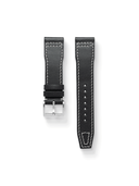 MTO Pilot Buttero Leather Strap in Black for IWC (Mark Series, Chronograph, Big Pilot)