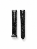 MTO Ostrich Leather Strap in Black for Omega Seamaster