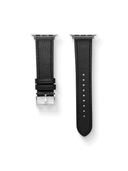 Dress Epsom Leather Strap in Black for Apple Watch
