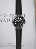 MTO Sailcloth FKM Rubber Strap in Black for Omega Seamaster