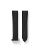 Loopless FKM Rubber Strap in Black - Nomad Watch Works SG