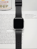 Classic FKM Rubber Strap in Black for Apple Watch