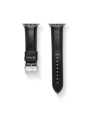 Classic Horween Chromexcel Leather Strap in Black for Apple Watch