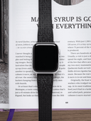 TrimFIT Mosaic FKM Rubber Strap in Black for Apple Watch