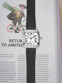 TrimFIT Sports FKM Rubber Strap in Black for Cartier Santos de Cartier