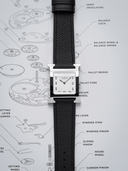 Dress Epsom Leather Strap in Black