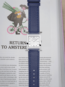 Dress Epsom Leather Strap in Blue