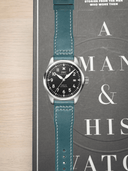 MTO Pilot Buttero Leather Strap in Blue for IWC (Mark Series, Chronograph, Big Pilot)