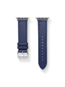 Dress Epsom Leather Strap in Blue for Apple Watch