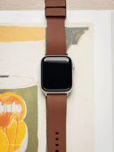 Classic FKM Rubber Strap in Brown for Apple Watch