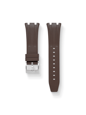 Sports FKM Rubber Strap in Brown for AP Royal Oak