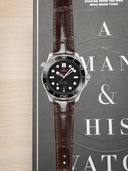 MTO Crocodile Leather Strap in Brown (Semi-Glossy) for Omega Seamaster
