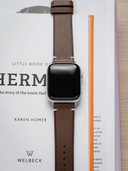Vintage Buttero Leather Strap in Brown for Apple Watch