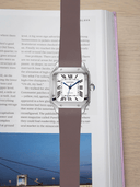 TrimFIT Sports FKM Rubber Strap in Brown for Cartier Santos de Cartier
