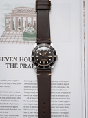 Vintage Horween Chromexcel Leather Strap in Brown - Nomad Watch Works SG