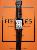 MTO Crocodile Leather Strap in Brown (Semi-Glossy) for Cartier Tank - Nomad Watch Works SG