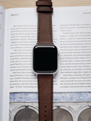 Signature Pueblo Leather Strap in Brown for Apple Watch