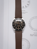 CTS Tropic FKM Rubber Strap in Brown - Nomad Watch Works SG