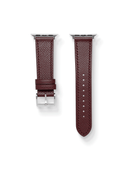 Dress Epsom Leather Strap in Burgundy for Apple Watch