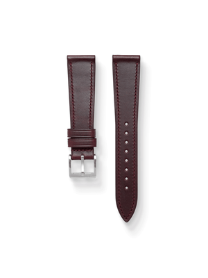 Slim Horween Chromexcel Leather Strap in Burgundy