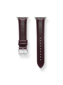 Classic Horween Chromexcel Leather Strap in Burgundy for Apple Watch