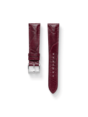 MTO Ostrich Leather Strap in Burgundy for Cartier Tank - Nomad Watch Works SG