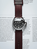 Ammo Horween Chromexcel Leather Strap in Burgundy