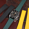 CTS Classic FKM Rubber Strap in Green