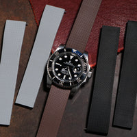 CTS Tropic FKM Rubber Strap in Brown