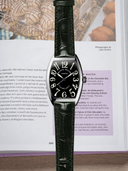 MTO Crocodile Leather Strap in Dark Green (Semi-Glossy) for Frank Muller Casablanca