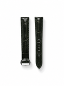 MTO Crocodile Leather Strap in Dark Green (Semi-Glossy) for Omega Seamaster