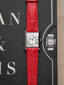 MTO Crocodile Leather Strap in Red (Semi-Glossy)
