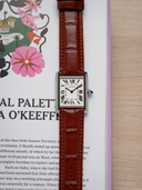 Classic Croc Embossed Leather Strap in Tan
