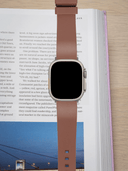 Classic FKM Rubber Strap in Brown for Apple Watch Ultra